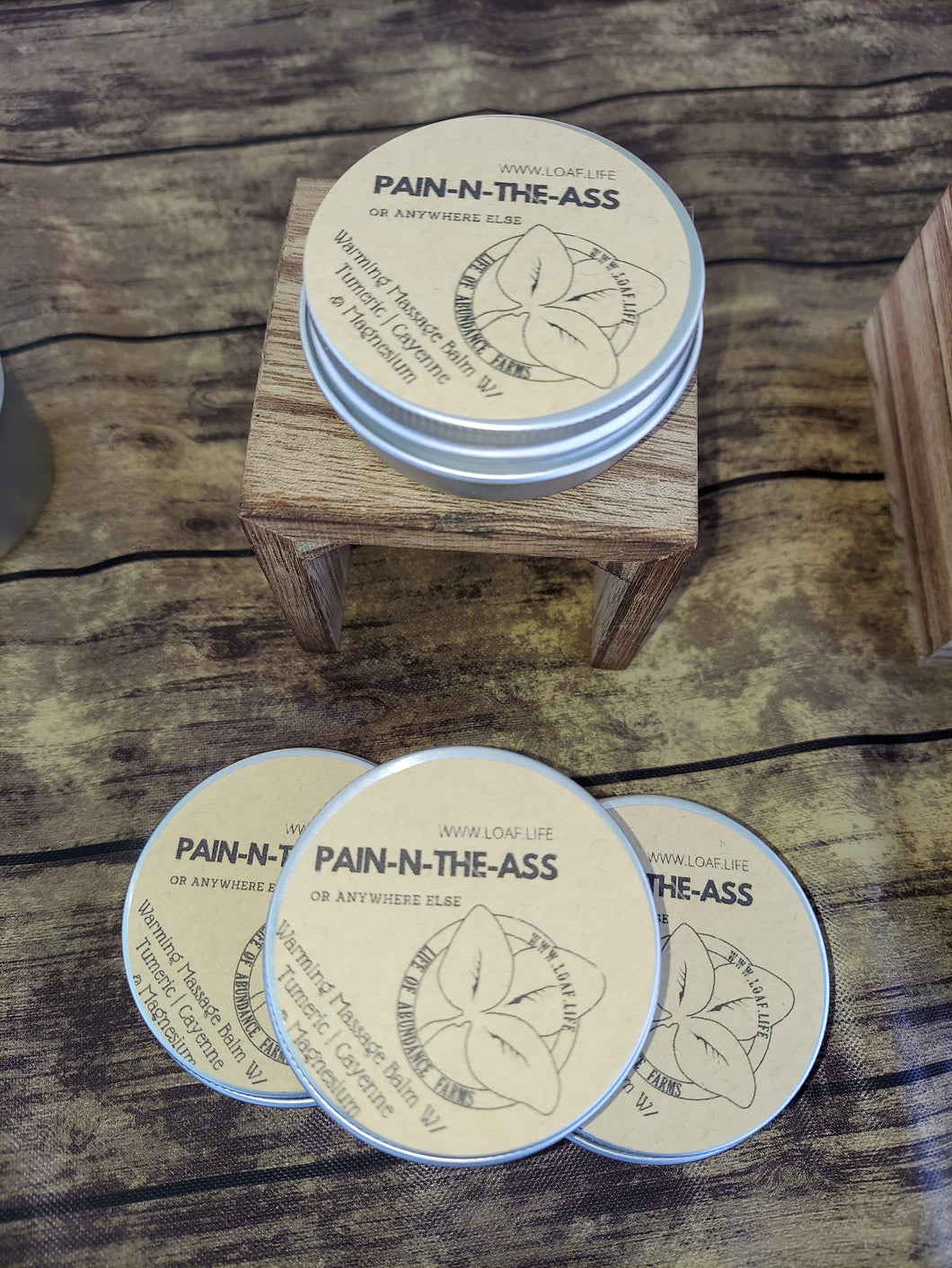 Pain-n-the-Ass (or anywhere else) Warming Massage Balm