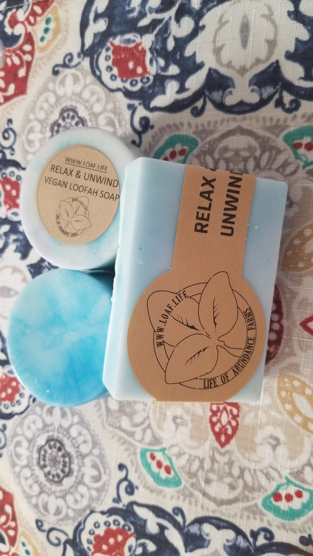 Relax & Unwind | All Natural Loofah Soap
